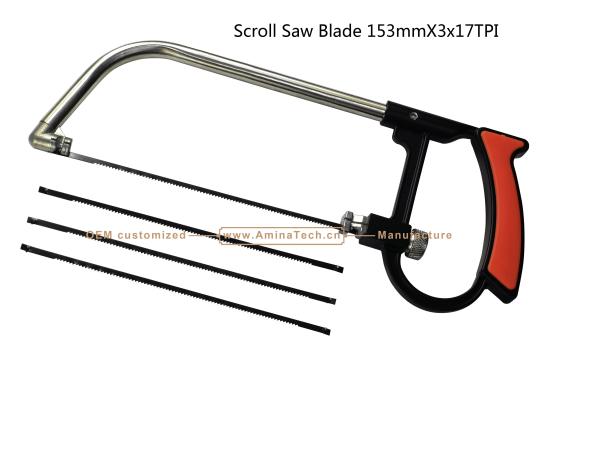 Scroll Saw Blade 153mmX3x10T/14T/17T/18T/24T Cutting wood,Plastic,Low-hardness metal