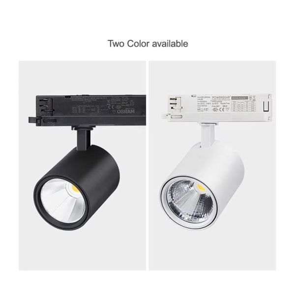 3000K-6000K Directional Integrated LED Track Light Gu10 30W 40W AC85-265V