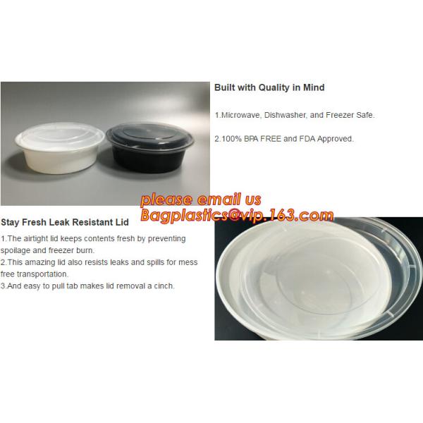 Коробка бенто пластикового устранимого пластикового взятия качества еды отсутствующая с 4 отсек, пищевой контейнер контейнеров пластиковый течебезопасный