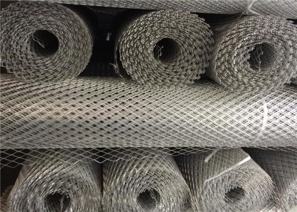 15 X 25mm Expanded Metal For Grill , Lightweight Expanded Aluminum Sheet