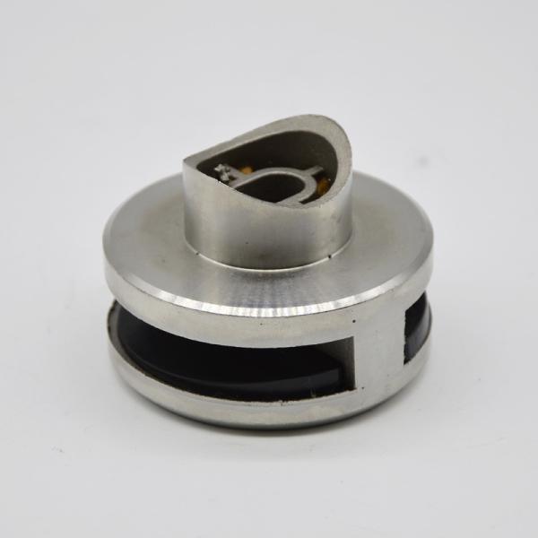 Stainless steel glass to glass connector clamps, material SS304, finishing satin or mirror, for 9-12mm glass