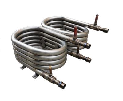 óleo conveniente do permutador de calor coaxial espiral da bobina 20P que retorna lisamente