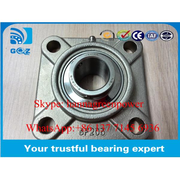 Eixo 40mm Quadrado Flanged Housing UCF208 Bloco de almofada Quatro parafuso 40x130x51.2 mm