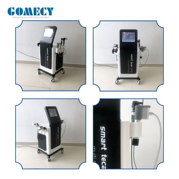 Tecar CET RET Shockwave Ultrasound 3 in 1 Multifunctional Physical Therapy Equipment for Non Invasive Treatment