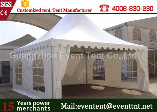 6m X 6m Heavy Duty Garden Gazebo Aluminum Profiles For Garden Camping Tear Resistant