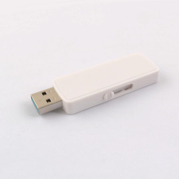 Recycled Black/White plastic usb memory Custom Memory Sizes 1G-1TB Operating Temp 0.C-60.C