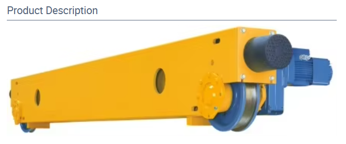 Electric Hoist Overhead Crane with 5t Max Lifting Load and European Type End Carriage for Industrial Use