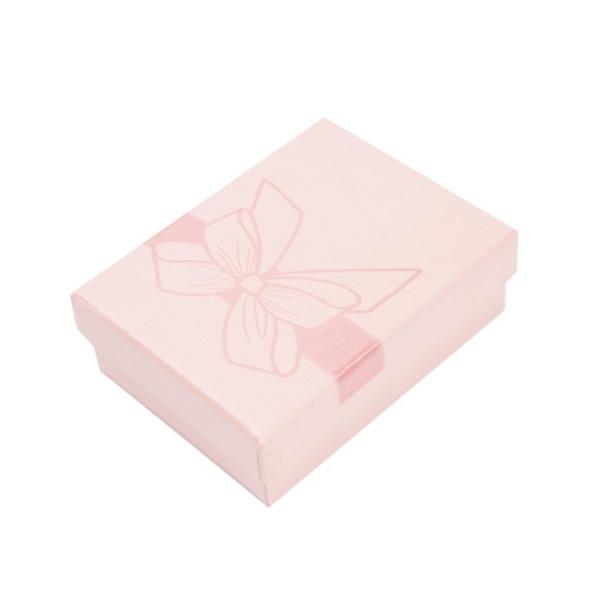 Caja de papel de joyería mini cuadrada para caja de joyería en CD