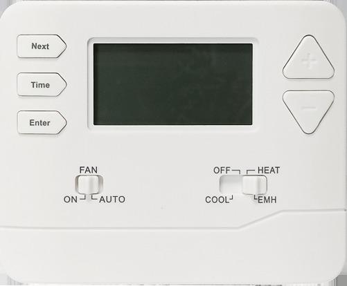 Thermostat haute température non programmable, 1 étage de chauffage/1 étage de refroidissement, OEM / ODM pour le contrôle des hautes températures