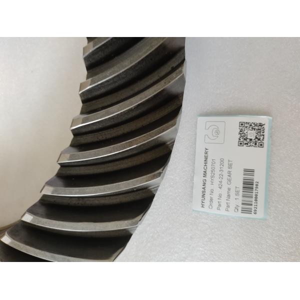 Hyunsang Excavator Parts  PINION AND GEAR 424-22-31200 For WA400, WA430, WA450, WA470