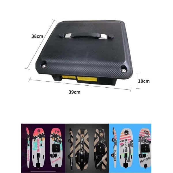Водонепроницаемая 72V 50Ah 80Ah литийная батарея для электрического серфборда из углеродного волокна
