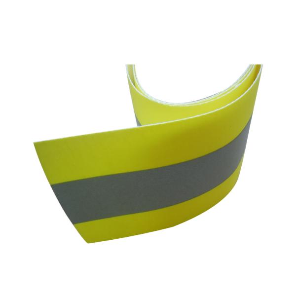 PVC Clear 2*1CM Elastic Reflective Clothing Tape Reflective Fabric