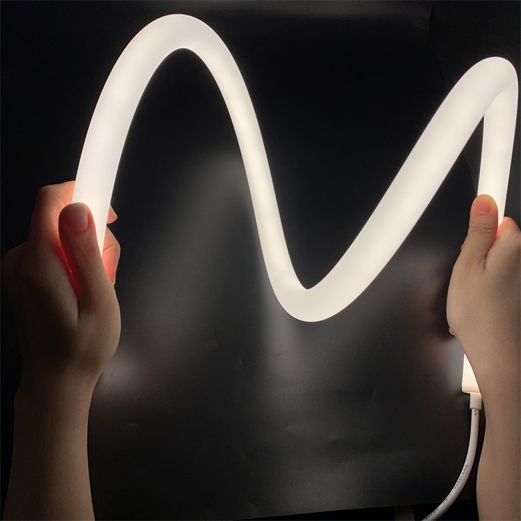 D25mm 360 Degree LED Neon Flex Light Full Side Emitting Silicone Neon Tube Lighting