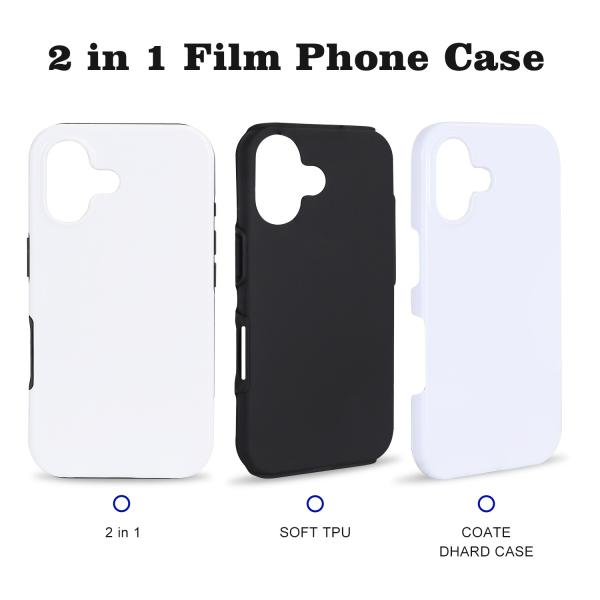 3D フィルム サブライメーション 空白 電話ケース Tpu Pc モバイル 携帯電話 カバー iPhone