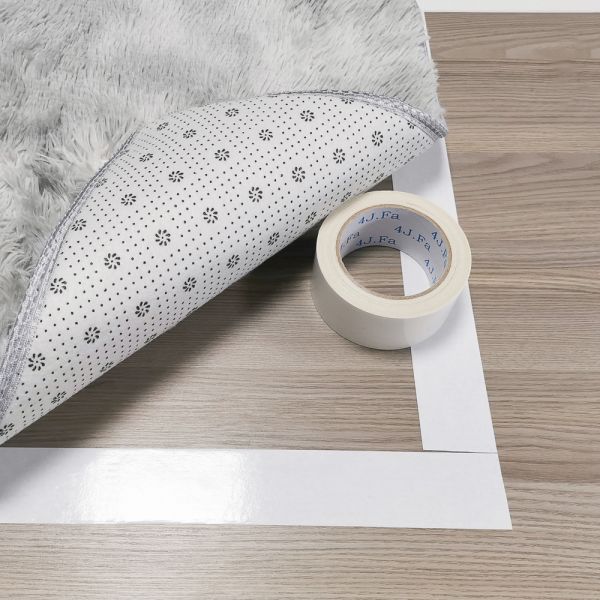 Customized White Indoor Carpet Edge Binding Tape Double Sided Rubber Hot Melt Adhesive for Rugs Sealing