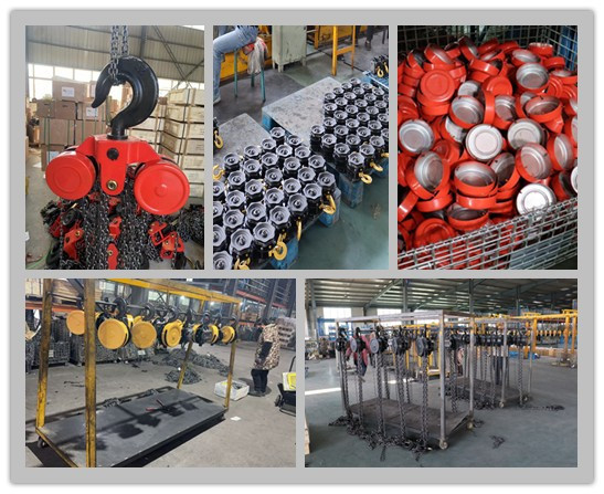 CE Certificate Lifting Chain Hoist User Friendly Manual Chain Hoist 0.5Ton - 30Ton