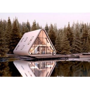 Light Steel Frame Prefab House, Hotel Unit, Tiny Home, Dome House, A Frame House