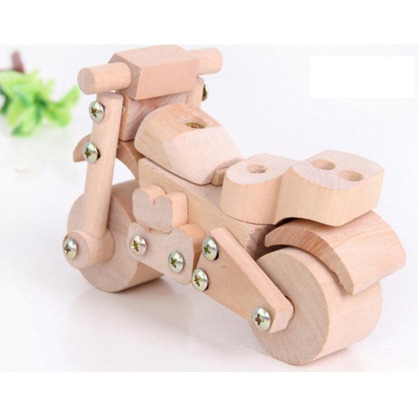 TONKA assembled motorcycles / wooden toys / educational toys assembled car