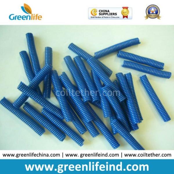 Dark Blue Security Spiral Coil Lanyard Tether 60MM Long