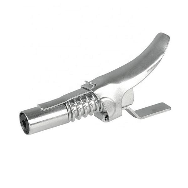 Clamp Grease Gun Nozzle High Pressure Quick Release Zerk Adapter For 1/8 NPT Thread