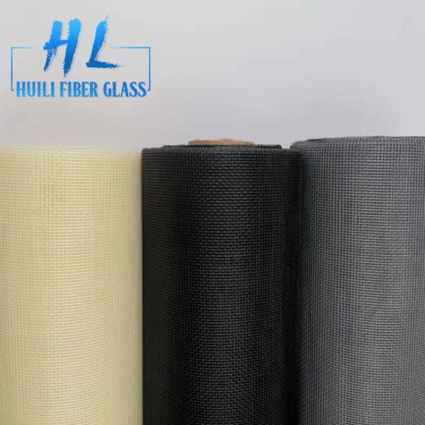 Ivory color 17*14 Fiberglass Mosquito Mesh To India Market For Windows