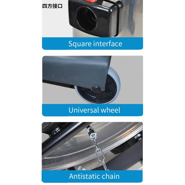 Высокососущий бытовой твердый ковровый пылесос американского стиля Фабрика 80L коммерческий влажный и сухой пылесос