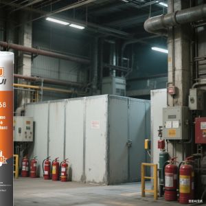 Résistant au feu à faible teneur en COV, étancheur de silicone à étancheur rapide, sans étancheur pour la sécurité des espaces publics