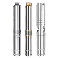 Pompes submersibles solaires de puits profonds de 3 pouces avec des kits de commutateur de flotteur de contrôleur de MPPT