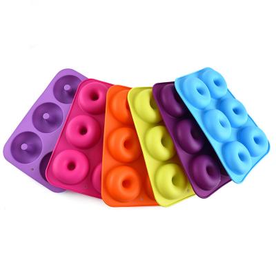 O bolo livre do silicone da cavidade 120g 6 de BPA molda para a cozinha
