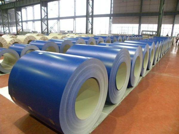 PPGL YK Blue 0.17 X 1219MM Z100 Prepainted Steel Coil Back Coat 5~7MIC