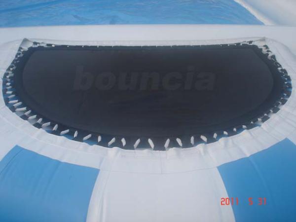 0.9mm  PVC Tarpaulin Round Outdoor Inflatable Swimming Pool With Platform