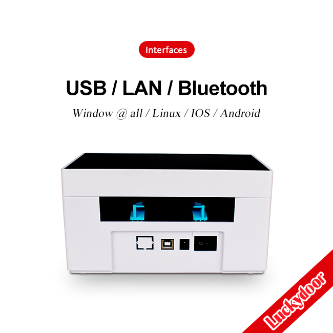 Принтер склада 108mm 8dot/Mm Bluetooth термальный для ярлыков доставки