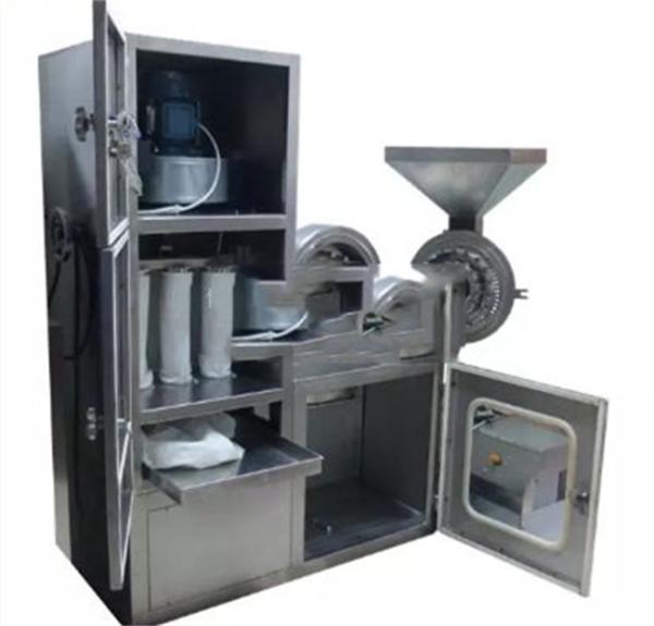 10mm Dust Collecting White Sugar Crusher Mill Stainless Steel Hammer Mill 15 To 90 Mesh