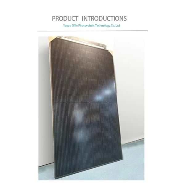 ВСЕ черные моно панели солнечных батарей 550w 555w, 560w панели солнечных батарей полностью черные с черной рамкой, задний лист