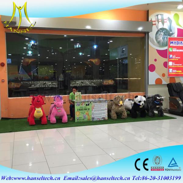 Hansel drivable kids electric ride animal with horse ride made in guangzhou china