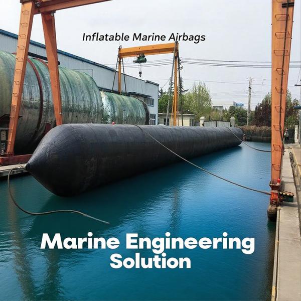 Marine Salvage Airbags Anti Aging Rubber Uniform Pressure Distribution Long Service Life