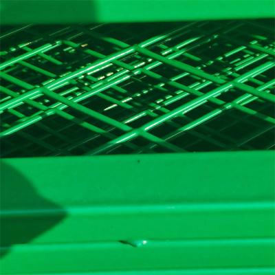 Customizable 316 Welded Mesh Fencing Plastic Sprayed Blue Green For Protection