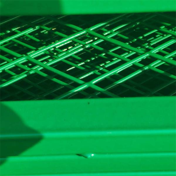 Customizable 316 Welded Mesh Fencing Plastic Sprayed Blue Green For Protection