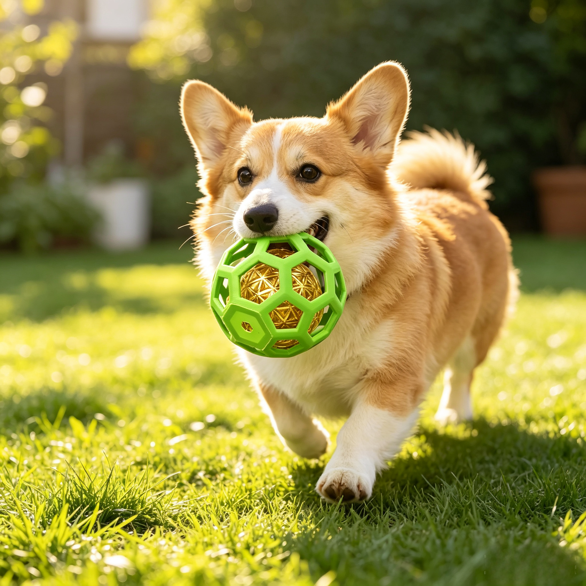 Hollow Dodecahedron 3D Printed Pet Accessories 5cm Daily  Interactive Dog Toy Ball