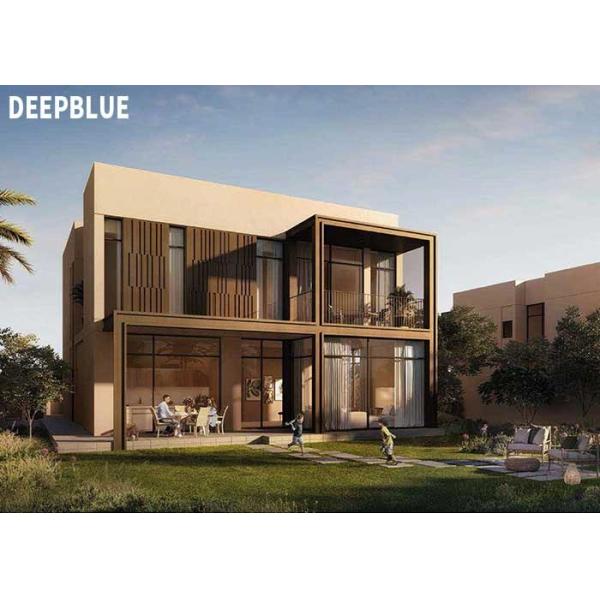 O aço da segurança pré-fabricou casas/apedreja telha telhando de aço revestida