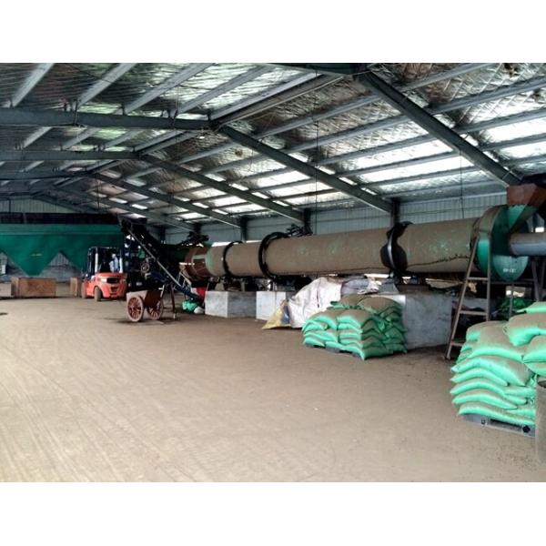 Cadena de producción de alta calidad de la pelotilla del fertilizante orgánico del ISO con 10-12t/h