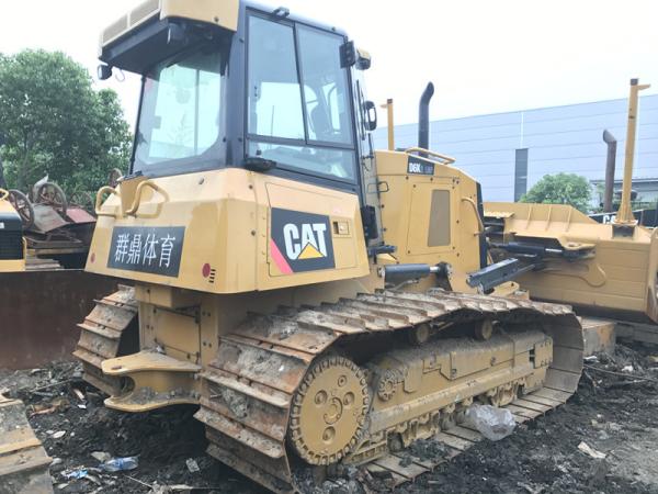 125hp Yellow Used CAT Bulldozer D6K2 LGP 6 way blade C6.6 Engine No oil leakage