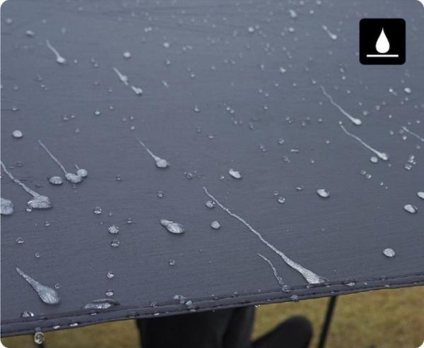 530*390CM Black 420D Ripstop Polyester Tesla Camping Tent Lightweight Car Canopy Rainfly Side Awing For Model Y&3
