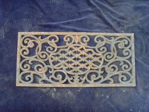 Home European Cast Iron Doormat Antique Imitation Style Metal Front Door Mats