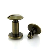 Homme sur mesure métrique Femme 1/2 Tête plate Bronze Chicago vis avec finition en oxyde noir