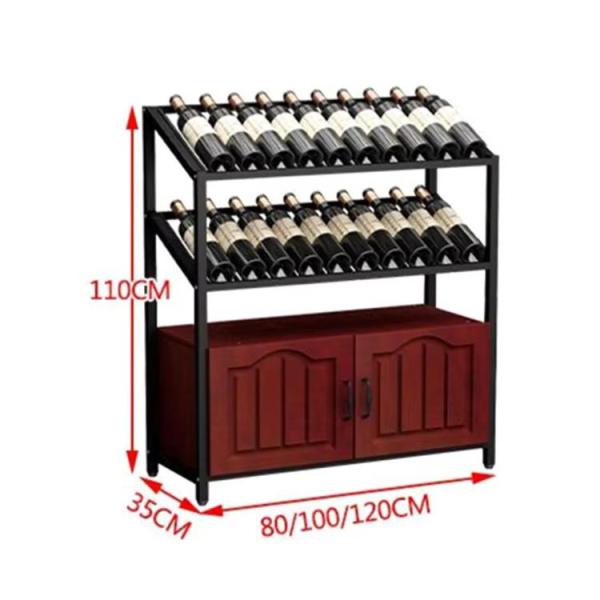 Estante de esquina de vino de acero laminado en frío Estante de vino de supermercado Estantes de vino para la tienda