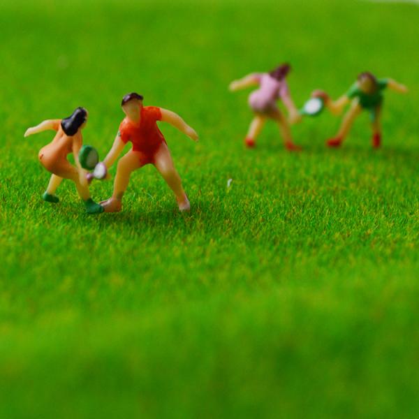 1:100 scale architectural model color sport  figures 2cm for outdoor exercise layout