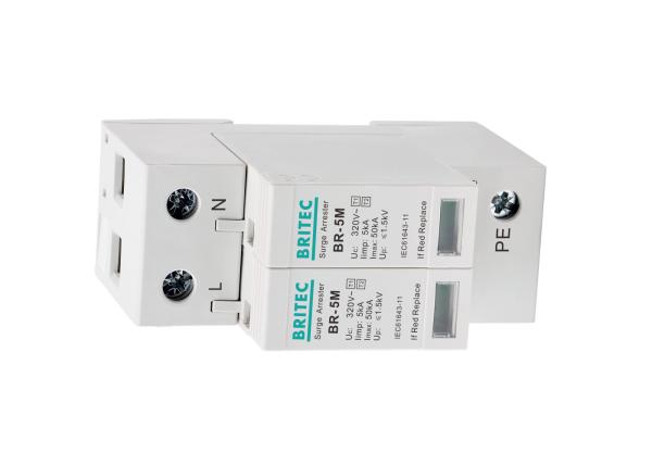 BR320-5M 2P 10/350 5kA Single Phase Surge Protection Device SPD