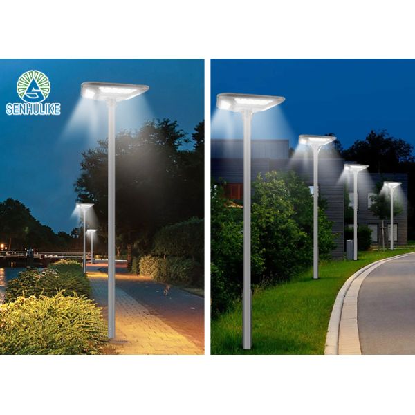 Galvanized Solar Powered Led Street Lights Energy Efficient Waterproof 50W