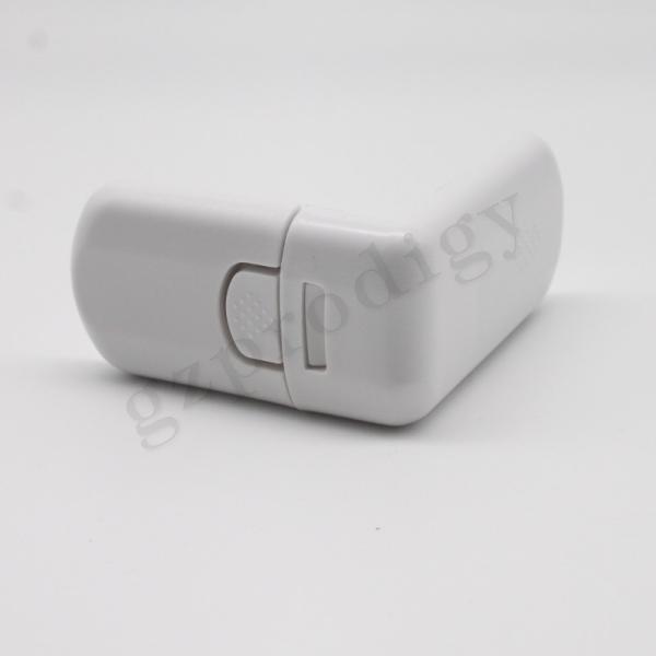 Practical White Drawer Safety Latch , L Shape Dog Proof Cupboard Locks